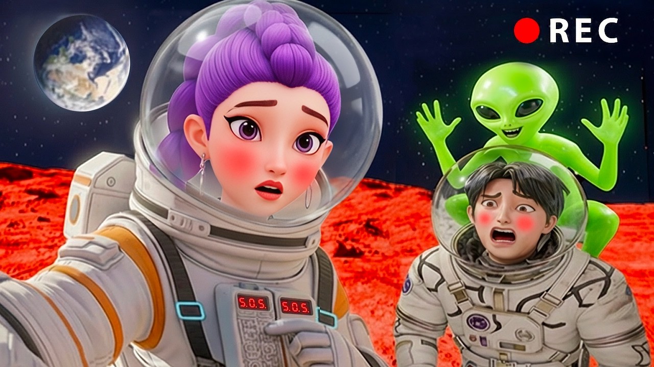 😱 VLOG: WHAT DID RUMI AND JINU JUST DISCOVER?! A green alien on board ...