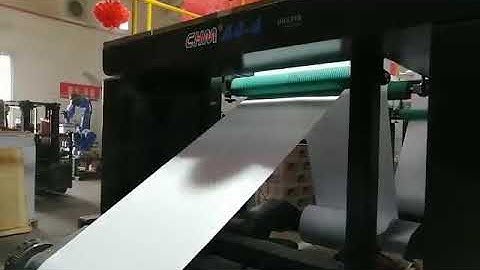 CHM Fully automatic A4 copy paper cut size sheeting and packaging Production line.
