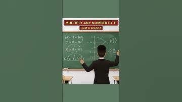 Amazing Math Trick! Multiply 2-Digit Numbers by 11 Instantly