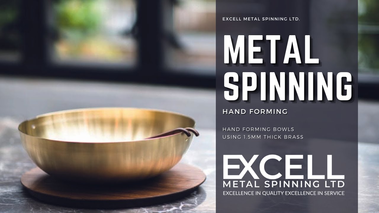 Metal Spinning Brass Bowls In Under 10 Minutes YouTube