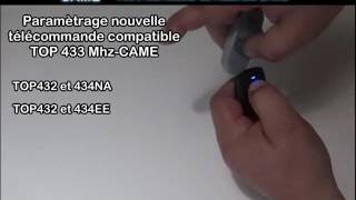Paramètrage Télécommande Compatible Top 433 Mhz Came