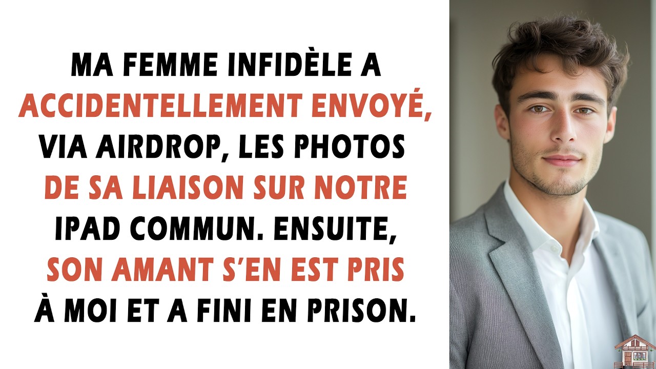 Ma femme infidèle a accidentellement envoyé, via AirDrop, les photos de sa liaison sur notre iPad...