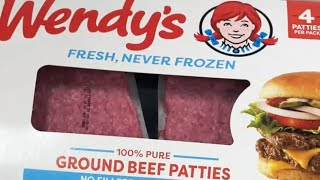 Wendy's Ground Beef Patties Review
