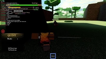 The easiest way to lvl up in demon slayer rpg 2