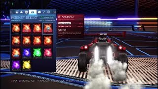 Titanium White Standard Boost Showcase | Rocket League