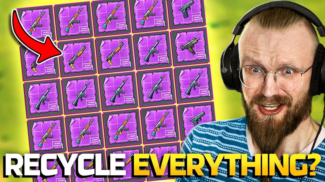 I RECYCLED ALL OF MY BLUEPRINTS... Last Day on Earth Survival YouTube