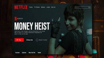Money Heist Part 5 Netflix Landing Page