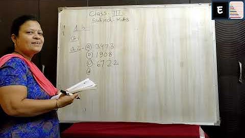 Class 3rd, Maths, Chapter 1. Large Numbers (Lecture 2)