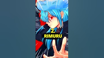 Top 5 STRONGEST Tensura Characters #rimuru #tensura