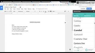 Tech Tip:  Extensis Font  (Add-on in Google Docs)
