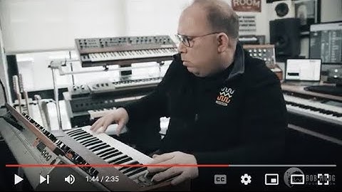 Minimoog Model D Signed by Herb Deutsch - NYC based Michael Whalen on why this synth is so special