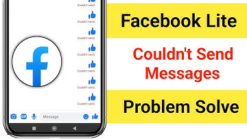 Facebook Lite probleem oplossen: kon geen bericht verzenden || Kon geen bericht verzenden op Face...