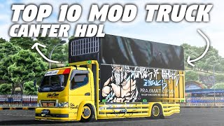 TOP 10 MOD TRUCK CANTER HDL | MOD BUSSID screenshot 4
