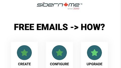 How to Create Free Emails with SiberName and Upgrade after