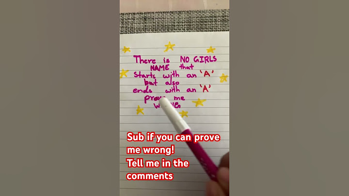 No girls names starting and ending with an “A” #Proof #girlsnames #sub #like #fans