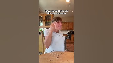 WHEN YOUR DAD HELPS YOU WITH HOMEWORK #funny #comedy #shorts #viral