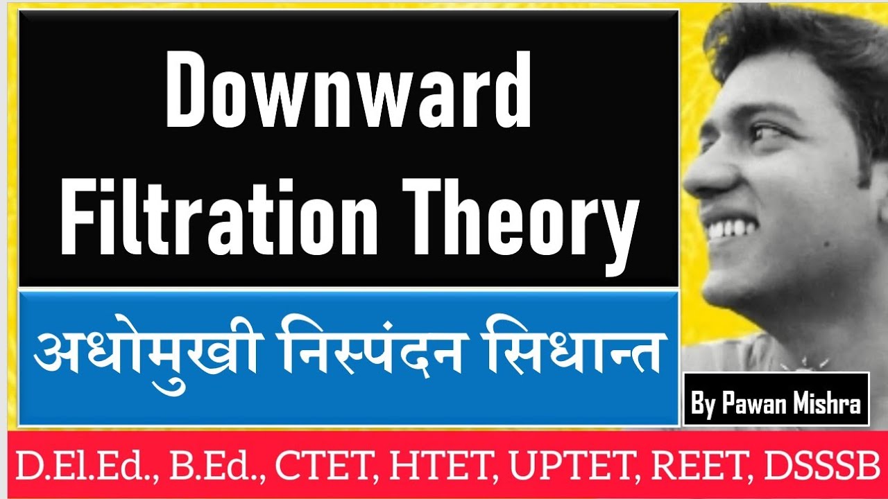 Downward Filtration Theory । अधोमुखी निस्पंदन सिधान्त । B.Ed. । M.Ed