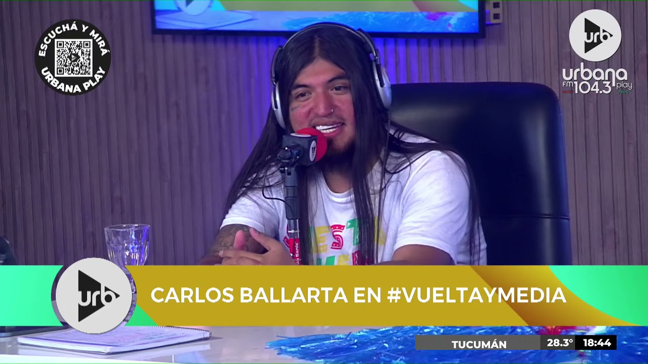 ¡El comediante mexicano Carlos Ballarta pasó por #VueltaYMedia! | Nota completa