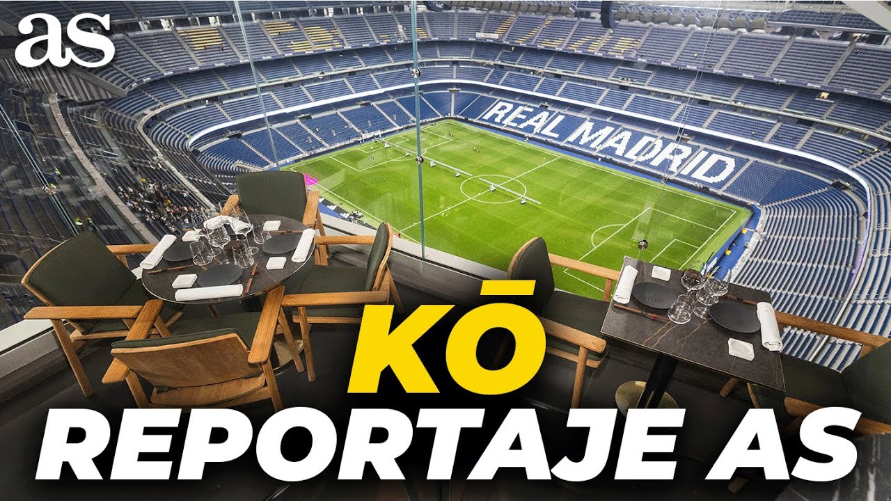 KŌ | ASÍ ES el RESTAURANTE de LUJO en lo MÁS ALTO del BERNABÉU: "LA JOYA DE LA CORONA"