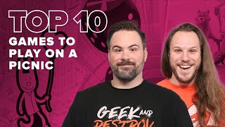 Top 10 Games to Play at a Picnic - BGG Top 10 w/ The Brothers Murph