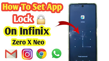 Infinix Zero X Neo App Lock | How to Set App Lock on Infinix Zero X