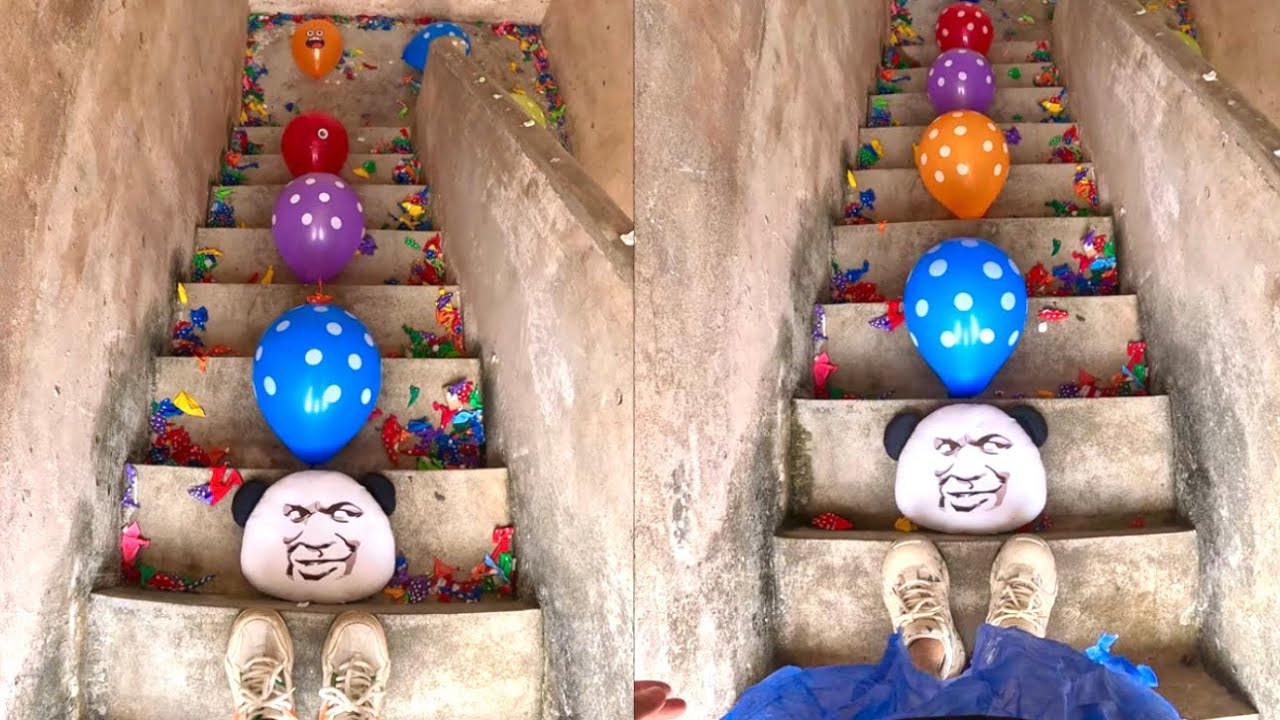 Take on the Staircase Challenge—Pop These Balloons!