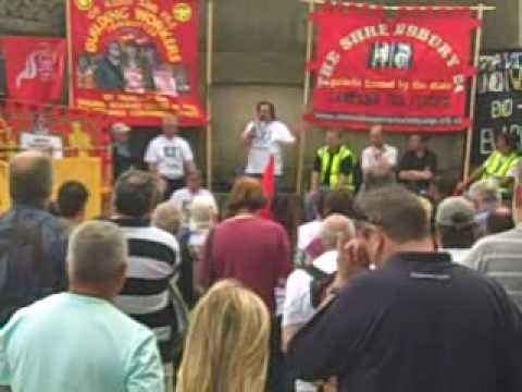 Ricky Tomlinson Speech At Shrewsbury Rally