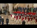 President Trump and the First Lady Attend a Pass In Review Ceremony