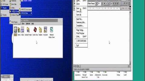 IBM OS/2 Warp 4 VS Microsoft Windows NT 3.51