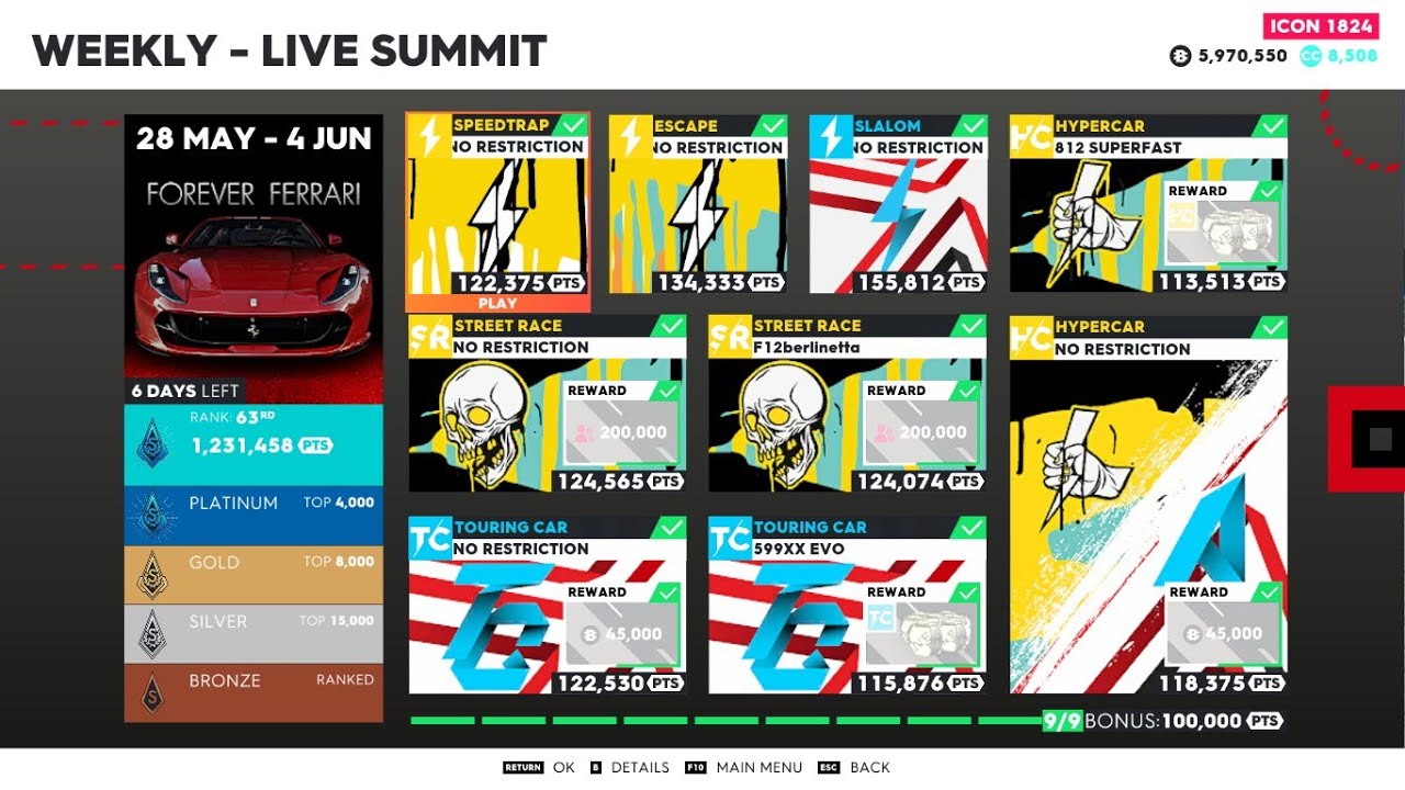 The Crew 2 "Forever Ferrari" Live Summit