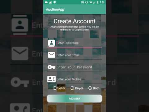 Auction Portal App