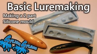 Lure making tutorial part 7: how to make a silicone mold for