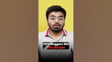 The Biggest Mistakes Bloggers Do | Biggest SEO Mistake | Biggest Blogging Mistakes #shorts #seotips