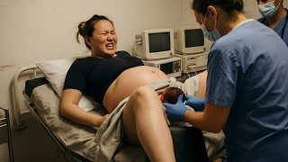 This Is What Labor Pain Really Looks Like | Natural Birth Vlog || Dr. Vinki