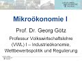 Mikroökonomie I - Vorlesung 2: Wirtschaftsmethoden und Optimierung