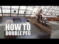 How to double peg grind BMX (Как сделать дабл пег на бмх) | Школа BMX Online #15