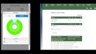 CricClubs Scoring App Demo (Old App March 2015) screenshot 2