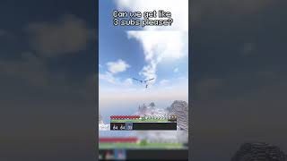 🚀 Flying Until I Reach Minecraft's World Border! #shorts #gaming