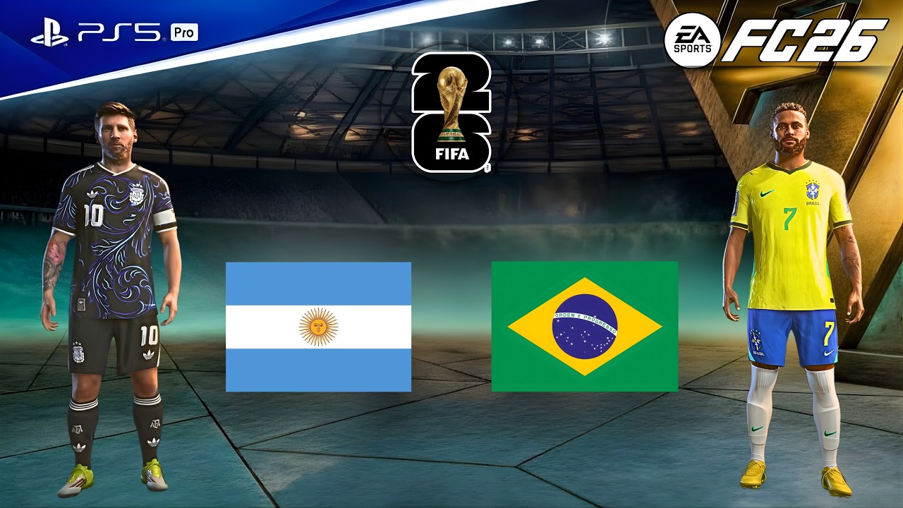 FC 26 - Brazil vs Argentina | FIFA World Cup Final | Gabriel Magalhães vs Juan Musso epic battle