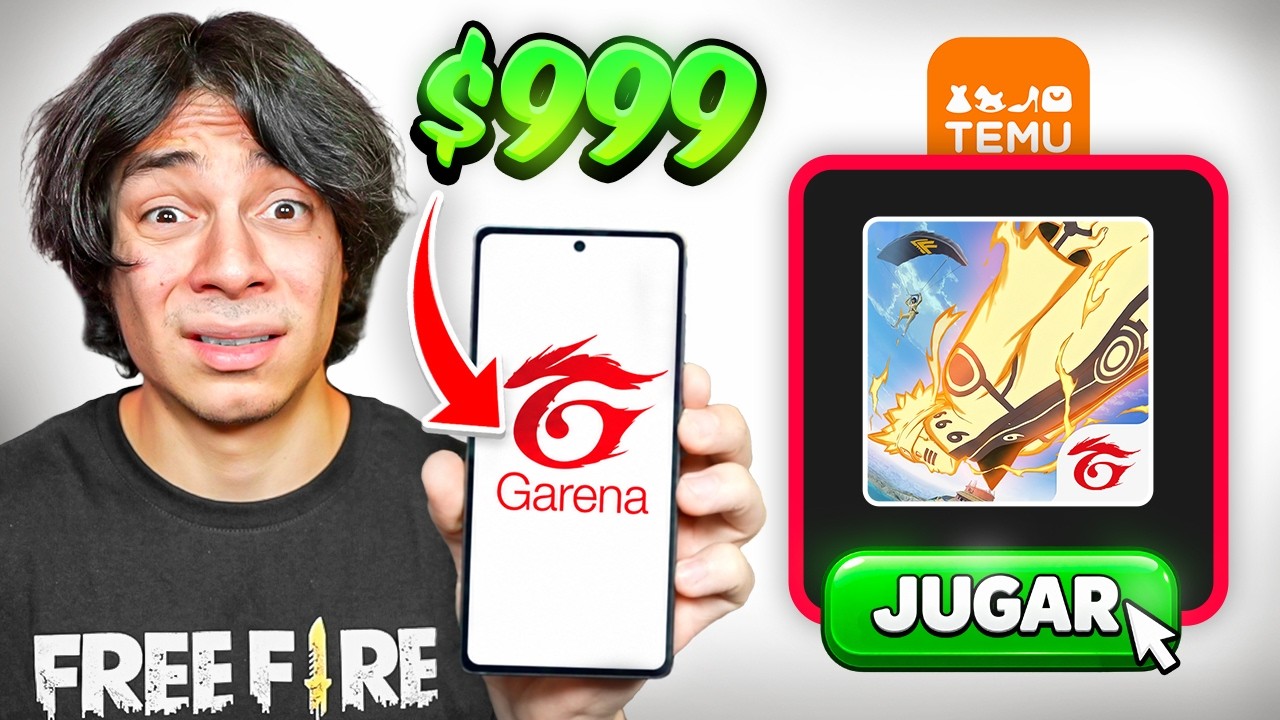 COMPRÉ un CELULAR por $1,000 en TEMU para FREE FIRE y ME ESTAFARON