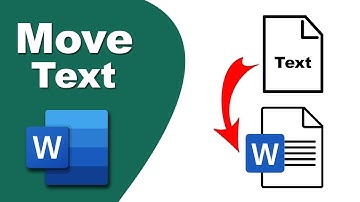 How to move text from one page to another in word