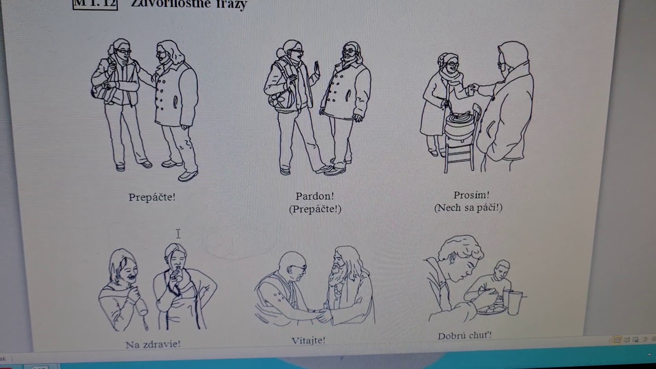slovak A1 : buổi 2: đại từ nhân xưng, động từ thì là và cách nói phủ định