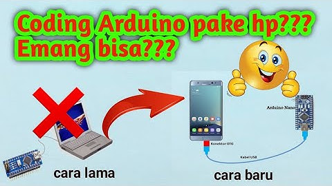Cara coding Arduino pakai Handphone#shorts