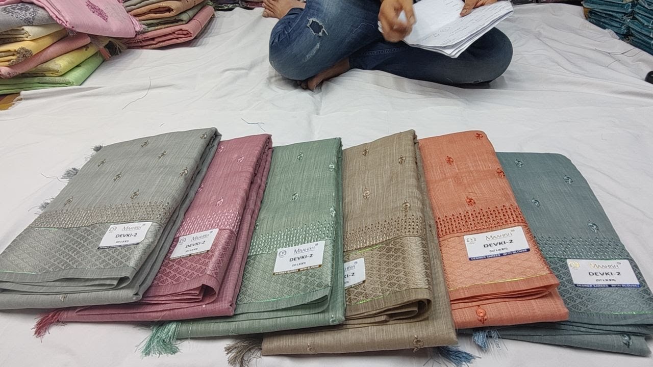 Chickpet Bangalore Wholesale Exclusive Sarees Collections Single