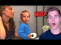 America's Cheapest Mom Makes Her Son WIPE With His HAND