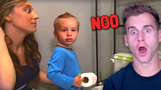America's Cheapest Mom Makes Her Son WIPE With His HAND