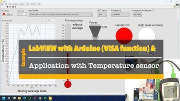 LabVIEW with Arduino #EP17  Temperature monitor and Heater controlling