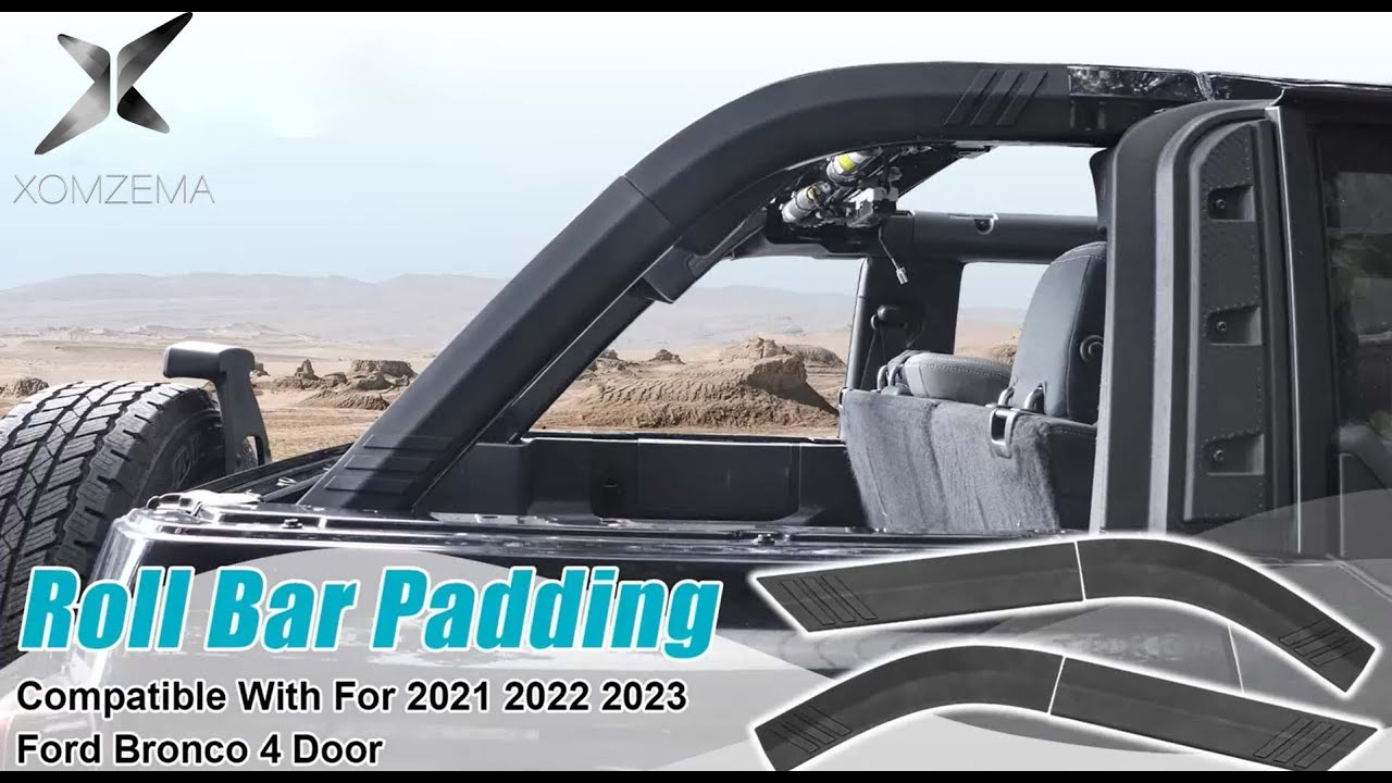 DPillar Roll Bar Protector Cover Ford Bronco 2021+ YouTube