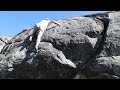 Ginja ninja v6 rainbow lake tahoe bouldering