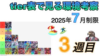 遊戯王まとめ CS優勝者が徹底解説！】2025年7月第3週の環境考察！【遊戯王
